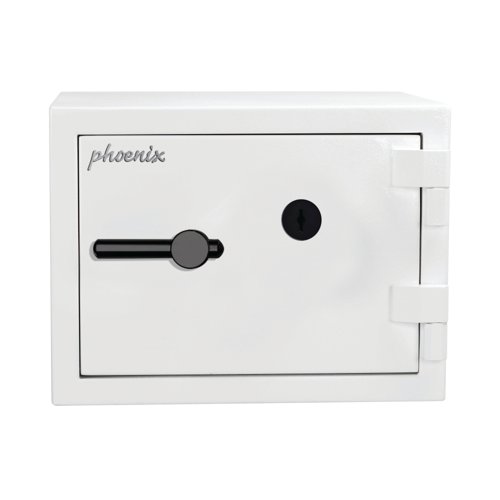 Phoenix Fortress High Security Safe Size 2 22L + Key Lock White SS1452K