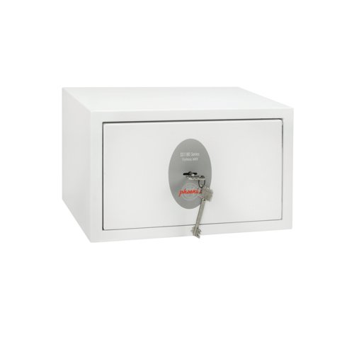 Phoenix Fortress High Security Safe Size 1 S2 Key Lock White SS1181K