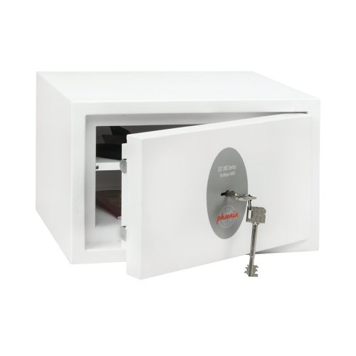 Phoenix Fortress High Security Safe Size 1 S2 Key Lock White SS1181K