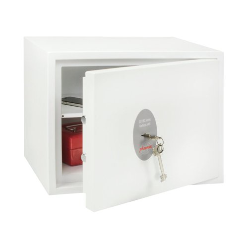 Phoenix Fortress High Security Safe Size 2 S2 Key Lock White SS1182K