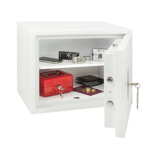 Phoenix Fortress High Security Safe Size 2 S2 Key Lock White SS1182K