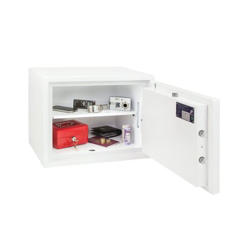 Phoenix Fortress High Security Safe Size 2 S2 Key Lock White SS1182K