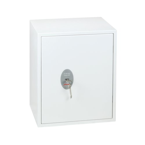 Phoenix Fortress High Security Safe Size 3 S3 Key Lock White SS1183K | Phoenix