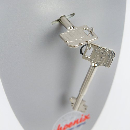 Phoenix Fortress High Security Safe Size 3 S3 Key Lock White SS1183K | Phoenix