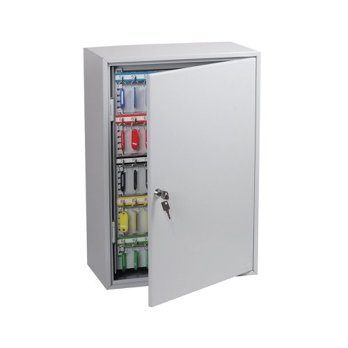 Phoenix Commercial Key Cabinet 300 Hook Key Lock Grey KC0605K | Phoenix