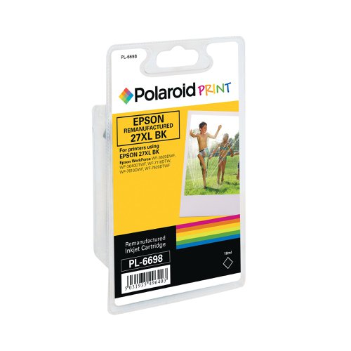 Polaroid Epson 27XL Remanufactured Inkjet Cartridge Black T271140-COMP PL