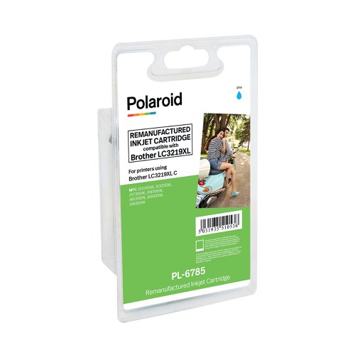 Polaroid HP LC3219XL Inkjet Cartridge Cyan LC3219XLC-COMP