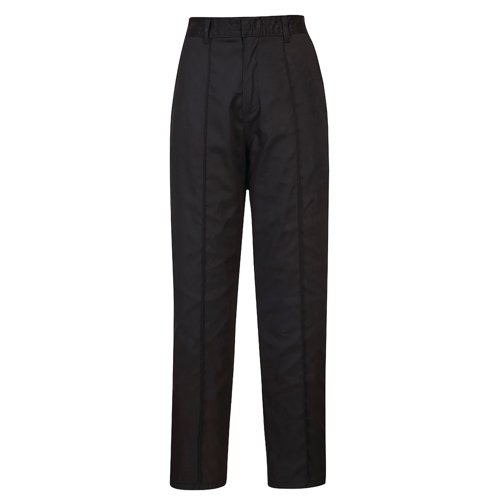 Portwest Womens Elasticated Trousers XS Blk