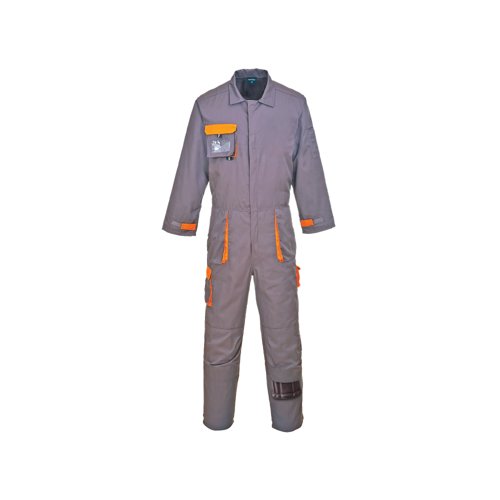 Portwest Texo Contrast Coverall Grey Large TX15GRRL