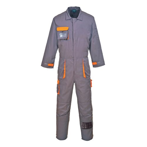 Portwest Texo Contrast Coverall Grey Medium TX15GRRM