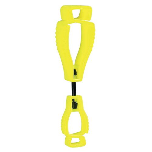 Metal Free Glove Clip Yellow