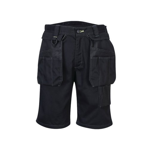 Portwest PW3 Holster Work Shorts 30 Blk
