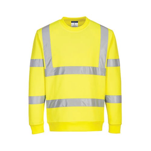 Portwest Eco High Visibility Sweatshirt Yellow 2XL EC13YERXXL