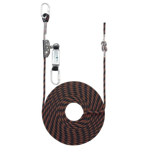 Portwest 10m Rope Guided Fall Arrest Black/Orange FP90K1R