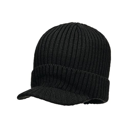 Portwest Beanie Hat with Peak Black HA24BKR