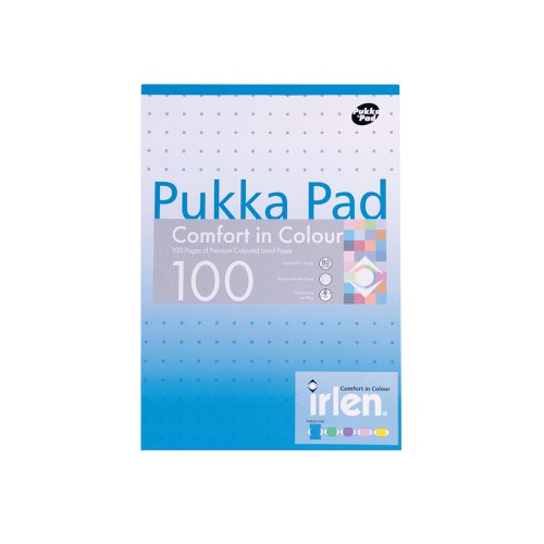 Pukka Pad A4 Refill Pad Turquoise (Pack of 6) IRLEN50TURQUOIS Refill Pads PP00925