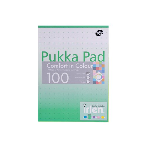 Pukka Pad A4 Refill Pad Green (Pack of 6) IRLEN50GREEN Refill Pads PP00926