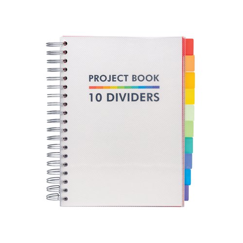 Pukka Pads Pukka Project Book with 10 Dividers B5 White 9603-PB