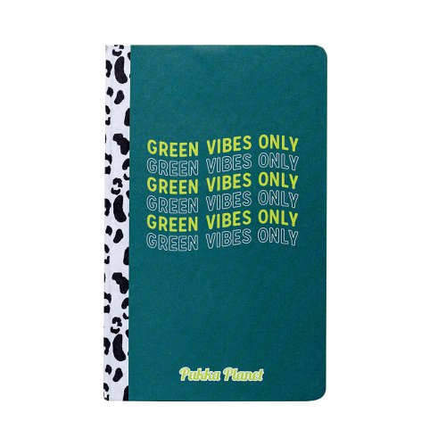 Pukka Planet Notepad Green Vibes Soft Cover Green 9704 Spp