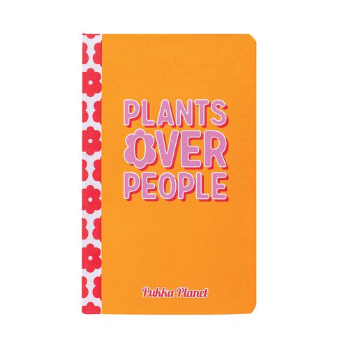 Pukka Planet Plants Over People Soft Cover Orange 9705-SPP