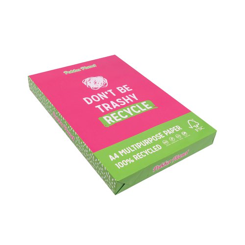 Pukka Planet recycled paper is a sustainable solution for all of your paper needs at home and the office. Crafted with the planet in mind, Pukka Planet multipurpose paper is a great eco-friendly alternative to your usual paper. Made from 100% recycled paper. The pack consists of 350 sheets of A4, 70gsm paper measuring 210mm x 297mm, providing ample supply for your home or office needs. Designed to be used in both the professional workplace and at home, the multipurpose paper is compatible with inkjet and laser printers and copiers and can even be used for arts and crafts! So, whether you're printing important documents, presentations or creative projects our paper will always deliver clear and consistent results. Wrapping on the pack of paper will be a random selection of the illustrated designs.