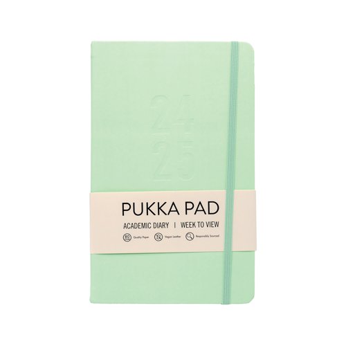 Pukka Pad Academic Diary 24/25 Pastel Green 9970-ACD