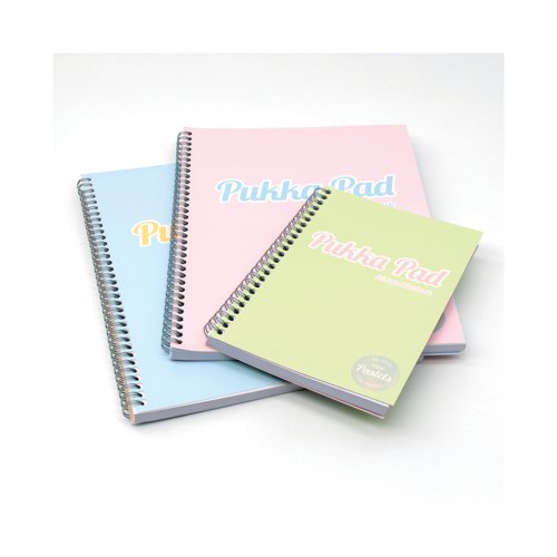 Pukka Pad Pastel Jotta Pad A4 Assorted (Pack of 3) 2010-PST