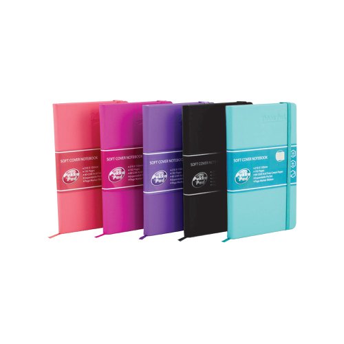 Pukka Pad Signature Soft Cover Notebook Casebound A5 Assorted (5 Pack) 7747-SIG