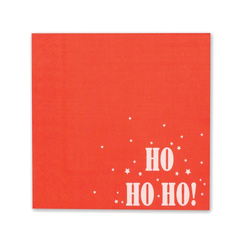 Pukka Party Napkins 2-Ply Ho Ho Ho Design (Pack of 16) PTY555