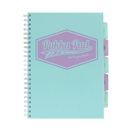 Pukka Pad Pastel Project Book A4 (3 Pack) 8630-PST