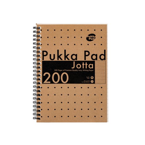 Pukka Pad Kraft Jotta Notebook A5 (Pack of 3) 9567-KRA | Pukka Pads Ltd