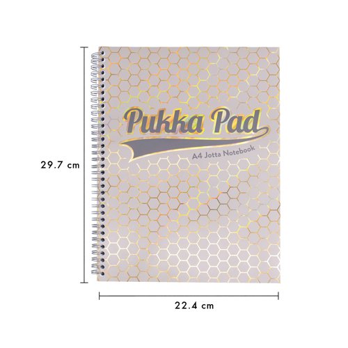 Pukka Pad Haze Jotta A4+ Assorted (Pack of 3) 9865AST-HZE | Pukka Pads Ltd