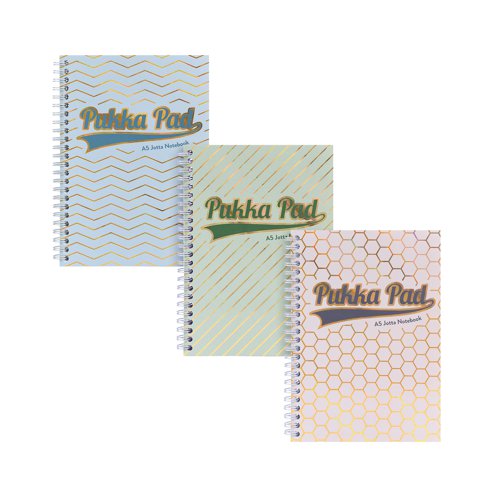 Pukka Pad Haze Jotta A5 Assorted (Pack of 3) 9868AST-HZE | Pukka Pads Ltd