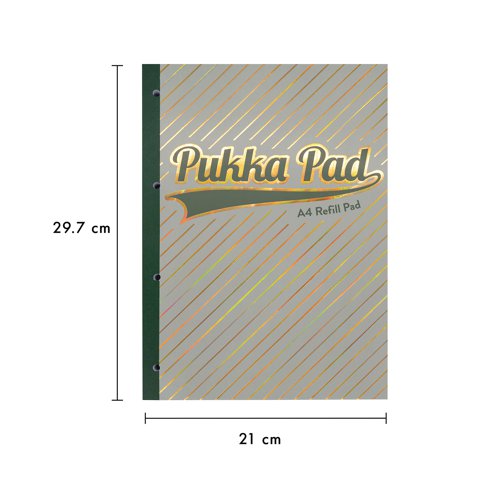 Pukka Pad Haze Refill 300 Page A4 Assorted (Pack of 3) 9877AST-HZE Refill Pads PP19877