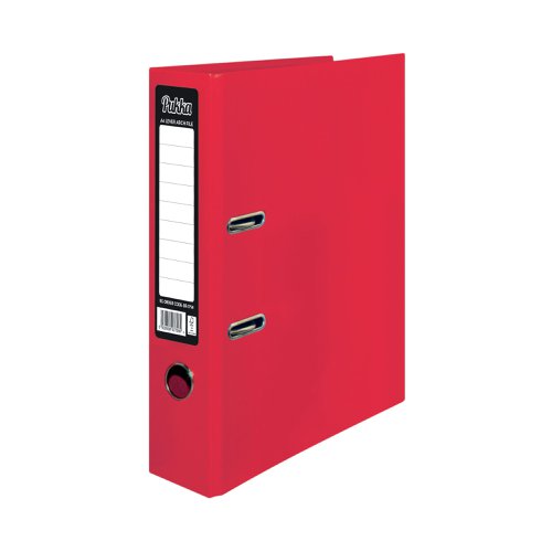 Pukka Brights Lever Arch File A4 Red (10 Pack) BR-7758 | Pukka Pads Ltd