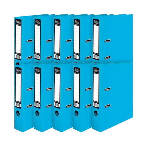 Pukka Brights Lever Arch File A4 Blue (10 Pack) BR-7761