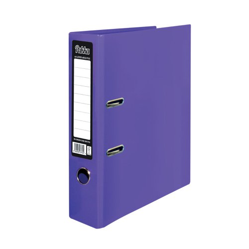 Pukka Brights Lever Arch File A4 Purple (10 Pack) BR-7762