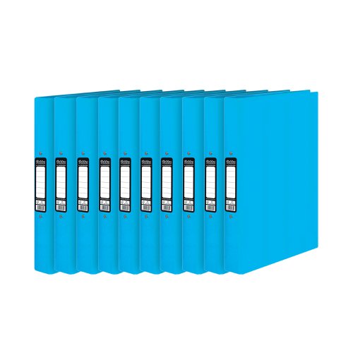 Pukka Brights Ringbinder A4 Blue (10 Pack) BR-7769