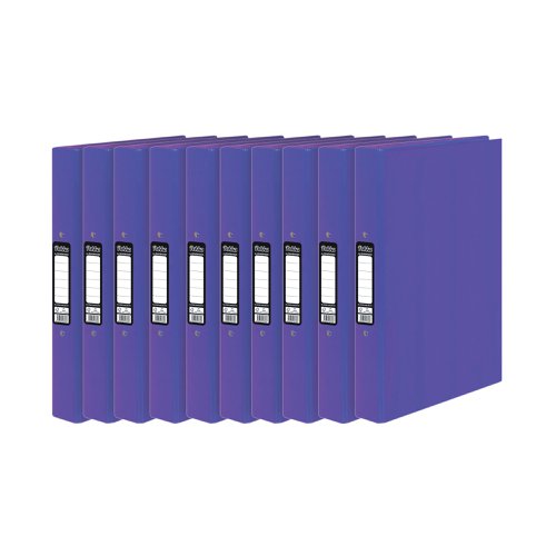 Pukka Brights Ringbinder A4 Purple (10 Pack) BR-7770