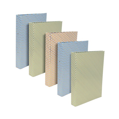 Pukka Pad Haze Ring Binder A4 Assorted (Pack of 5) 9889AST-HZE