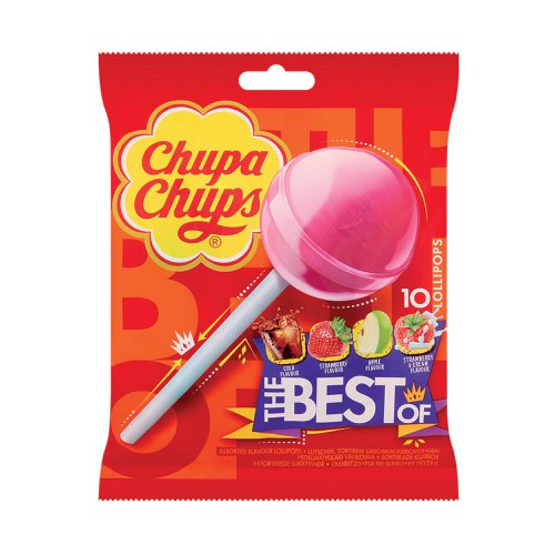 Chupa Chups The Best Of Lollipops (10 Pack) 8401976