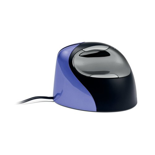 BakkerElkhuizen Evoluent 4 Small Wired Right Handed Vertical Mouse Black/Purple BNEEVR4S