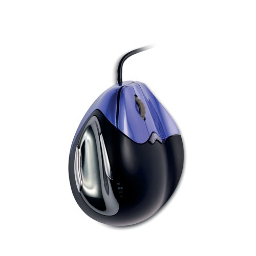 BakkerElkhuizen Evoluent 4 Small Wired Right Handed Vertical Mouse Black/Purple BNEEVR4S