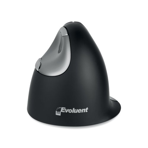 BakkerElkhuizen Evoluent 4 Bluetooth Right Handed Vertical Mouse Black BNEEVR4BB