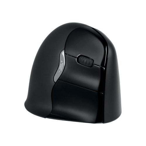 BakkerElkhuizen Evoluent 4 Bluetooth Right Handed Vertical Mouse Black BNEEVR4BB