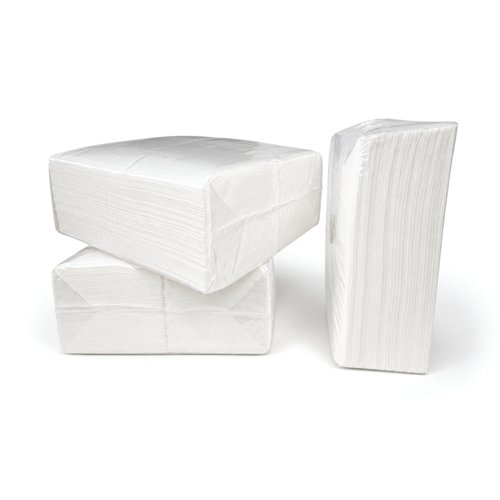 Airlaid 8-Fold Dinner Napkin 40cm White Pack of 500 4250