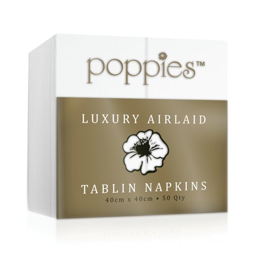 Tablin Napkins 40cm 8 Fold White (Pack of 500) 4048WH PVG32534 Buy online at Office 5Star or contact us Tel 01594 810081 for assistance