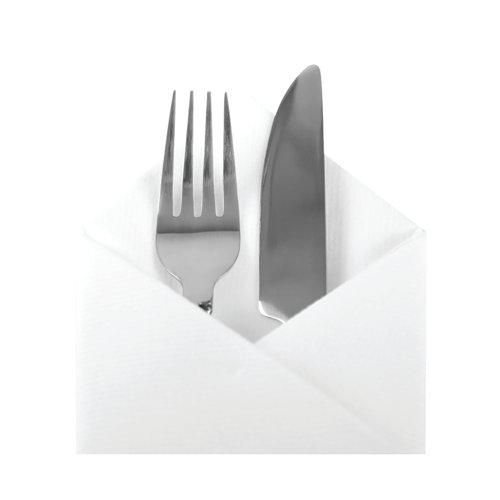Tablin Napkins 40cm 8 Fold White (Pack of 500) 4048WH PVG32534 Buy online at Office 5Star or contact us Tel 01594 810081 for assistance