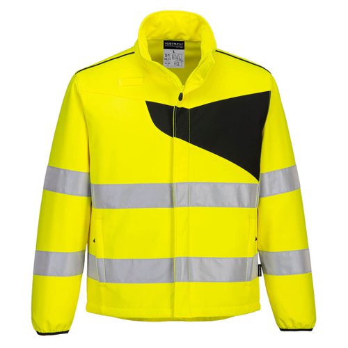 Portwest PW2 Hi Vis Softshell 2L 4XL Yellow/Blk