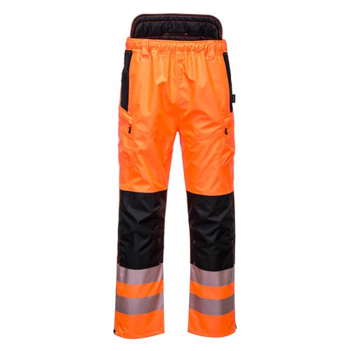 Portwest PW3 Hi Vis Extreme Rain Trousers XL Orange/Blk